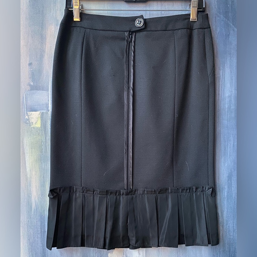 DOLCE & GABBANA Black Button-Up Blazer and Skirt Suit SET - Picture 10 of 13